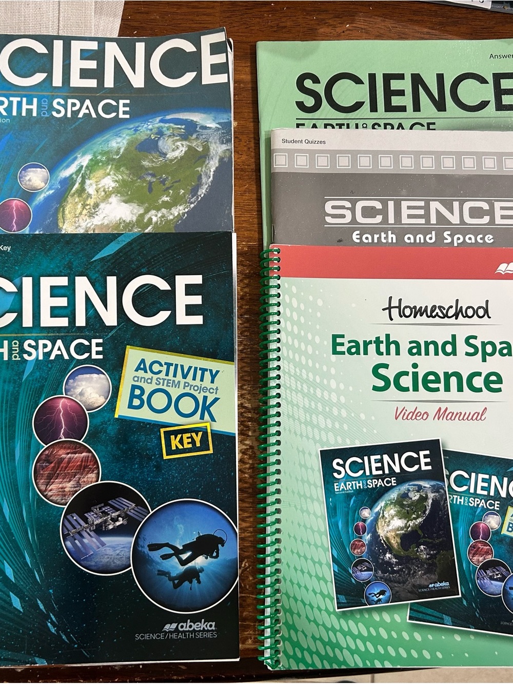Abeka Earth and Space Science Homeschool Set - Green
